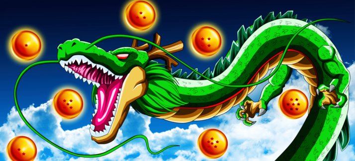 Arte para caneca: Dragon Ball, Shenlong e as Esferas do dragão - Animes e Desenhos
