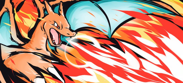 Arte para caneca: Pokemon, Charizard - Animes e Desenhos