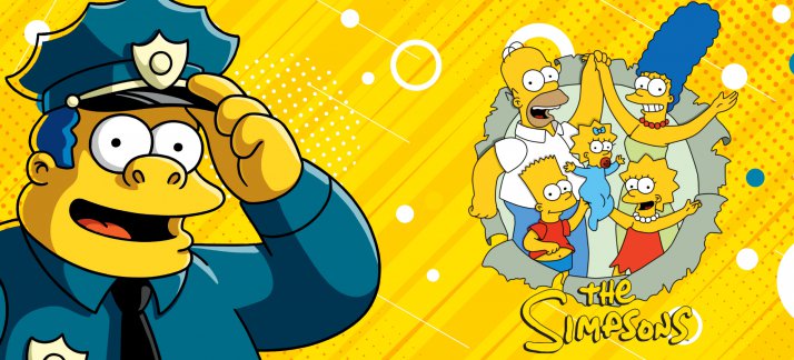 Arte para caneca: Simpsons, Chefe Wiggum - Animes e Desenhos