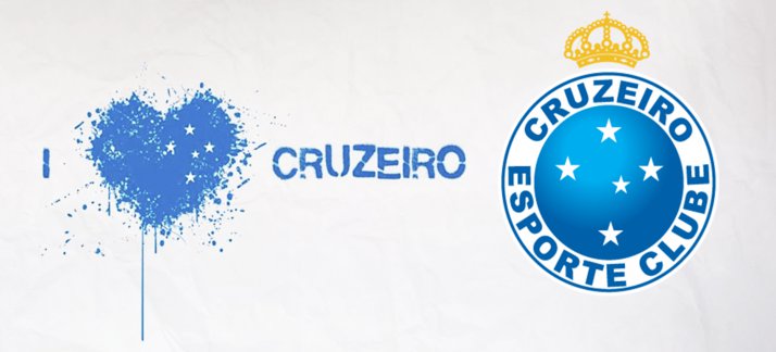 Arte para caneca: Cruzeiro, futebol - Esportes