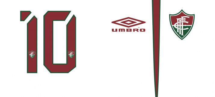 Arte para caneca: Fluminense, futebol, camisa 10 - Esportes