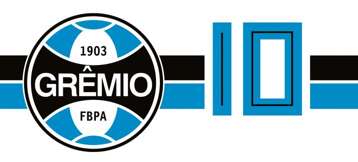 Arte para caneca: Grêmio, futebol, camisa 10 - Esportes