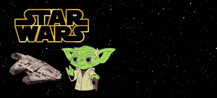 Arte para caneca: Star Wars, Yoda - Filmes e Séries