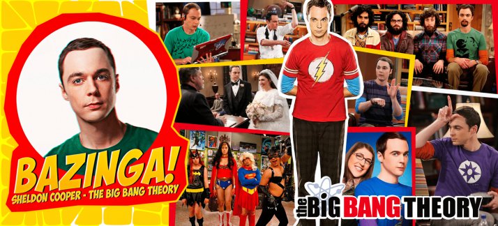 Arte para caneca: The Big Bang Theory, Bazinga, Sheldon Cooper - Filmes e Séries