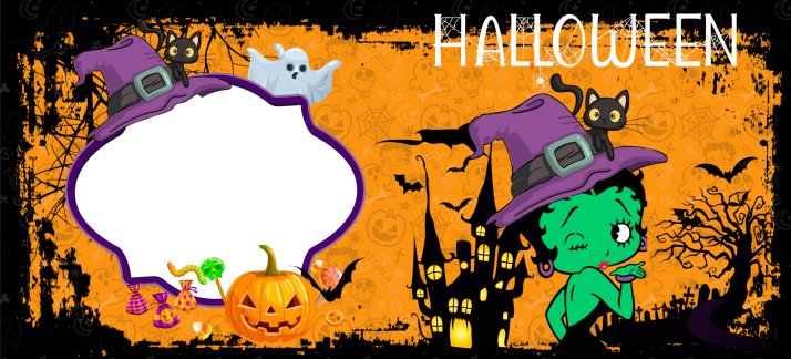 Arte para caneca: Halloween, bruxinha - Halloween