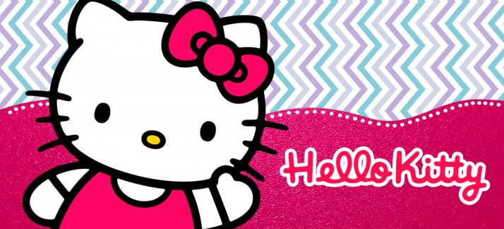 Arte para caneca: Hello Kitty - Infantil