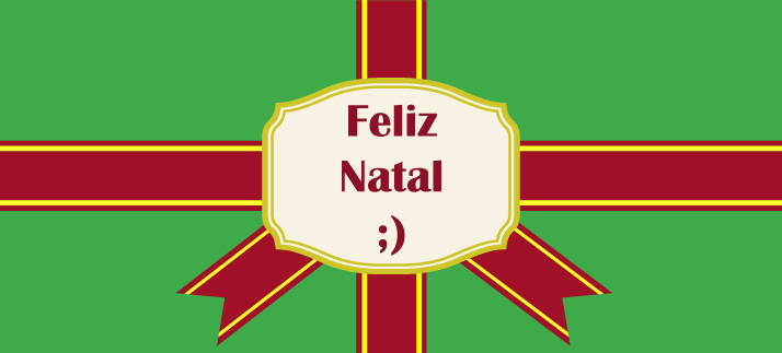 Arte para caneca: Feliz Natal ;) - Natal