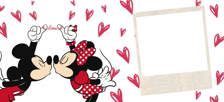 Arte para caneca: Amor - Mickey e Minnie - Namorados