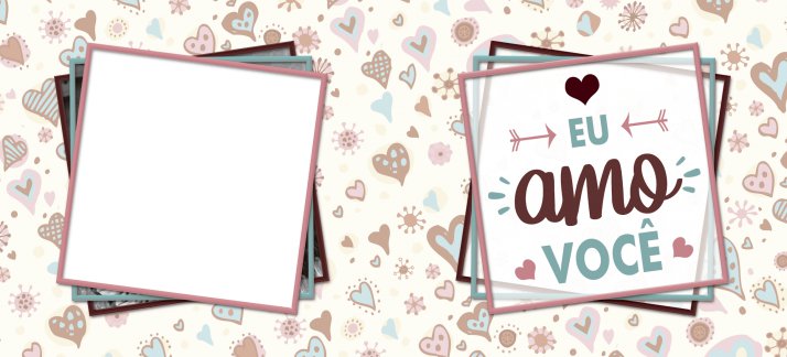 Arte para caneca: Dia dos Namorados - Eu amo você, com foto - Namorados