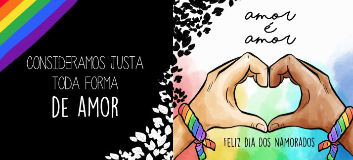 Arte para caneca: Dia dos namorados - Amor é amor - Namorados