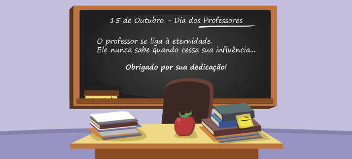 Arte para caneca: Professor, obrigado pela sua dedicação! - Dia dos Professores