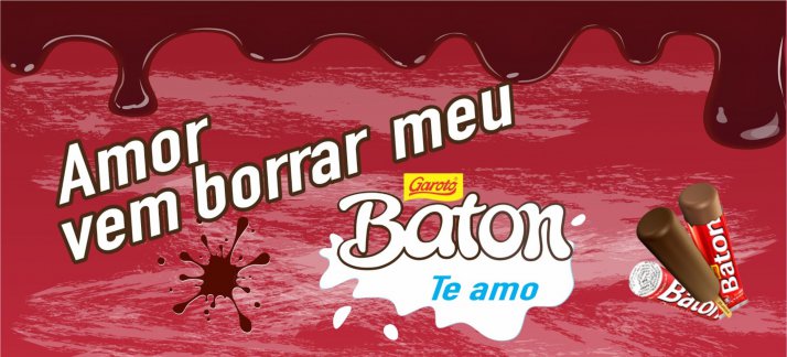 Arte para caneca: Páscoa - Batom, amor, namorados, chocolate - Páscoa