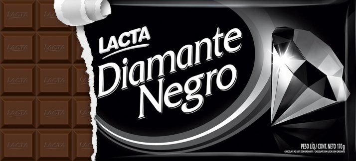 Arte para caneca: Páscoa - Diamante negro, Lacta - Páscoa