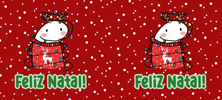 Arte para caneca: Feliz Natal, Flork - Natal