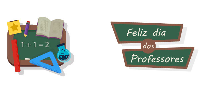 Arte para caneca: Feliz dia dos professores - Dia dos Professores