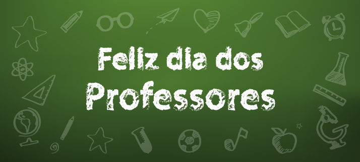 Arte para caneca: Feliz dia dos professores - Dia dos Professores