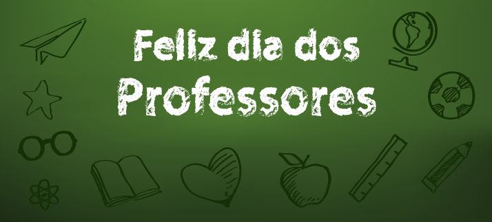 Arte para caneca: Feliz dia dos professores - Dia dos Professores