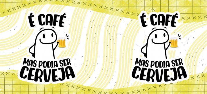 Arte para caneca: Flork - É café, mas poderia ser cerveja - Pai