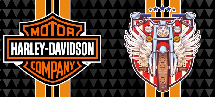 Arte para caneca: Moto, Harley-Davidson company - Esportes