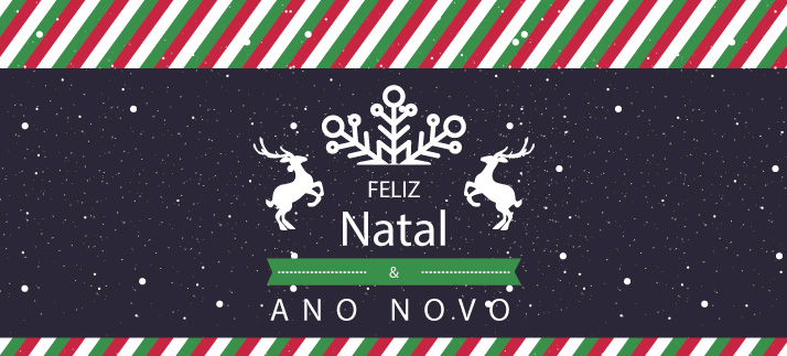 Arte para caneca: Feliz Natal e Ano Novo - Natal