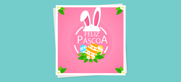 Arte para caneca: Feliz páscoa - Páscoa