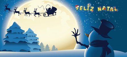 Feliz Natal - Boneco de neve
