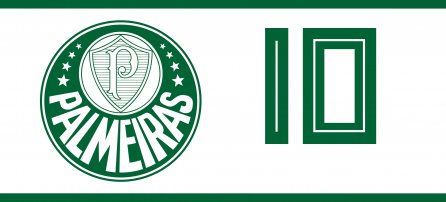 ARTE PARA CANECA PNG GRÁTIS: Palmeiras, futebol, camisa 10 b