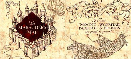 Harry Potter, Mapa do Maroto, Hogwarts