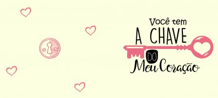Dia dos namorados - Chave do meu coração
