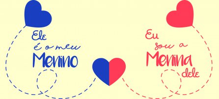 Dia dos namorados - Meu menino e minha menina