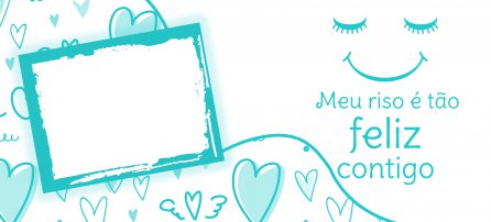 Dia dos namorados - meu sorriso é tão feliz contigo