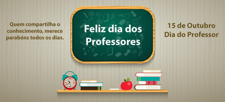 Feliz dia dos professores