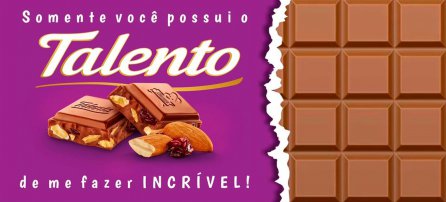 Páscoa - Talento, chocolate, incrível, namorados