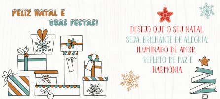 Feliz Natal e boas festas - Natal iluminado