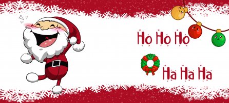 Papai Noel - ho ho ho, ilustrado