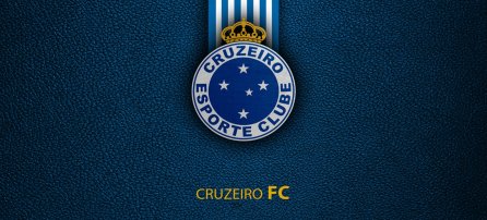 Cruzeiro FC - brasão em fundo azul