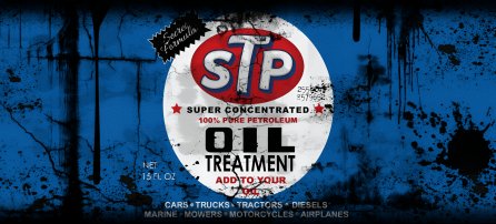 Lata de óleo, STP super concentrated - motor oil