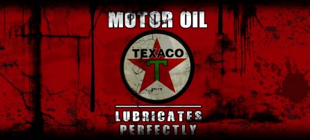 Lata de óleo, Texaco - motor oil