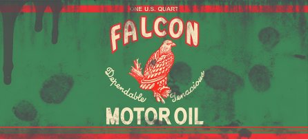 Lata de óleo, Falcon - extra motor oil