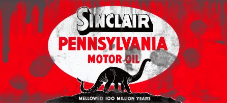 Lata de óleo, Sinclair - Pennsylvania motor oil