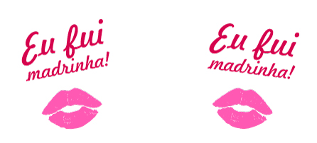 Eu fui madrinha!