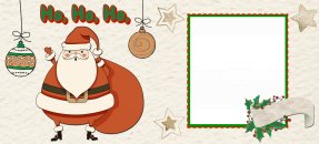 Arte similar: Natal - Papai Noel, com foto