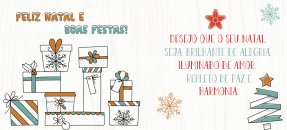 Arte similar: Feliz Natal e boas festas - Natal iluminado