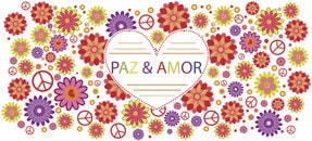 Arte similar: Paz e amor
